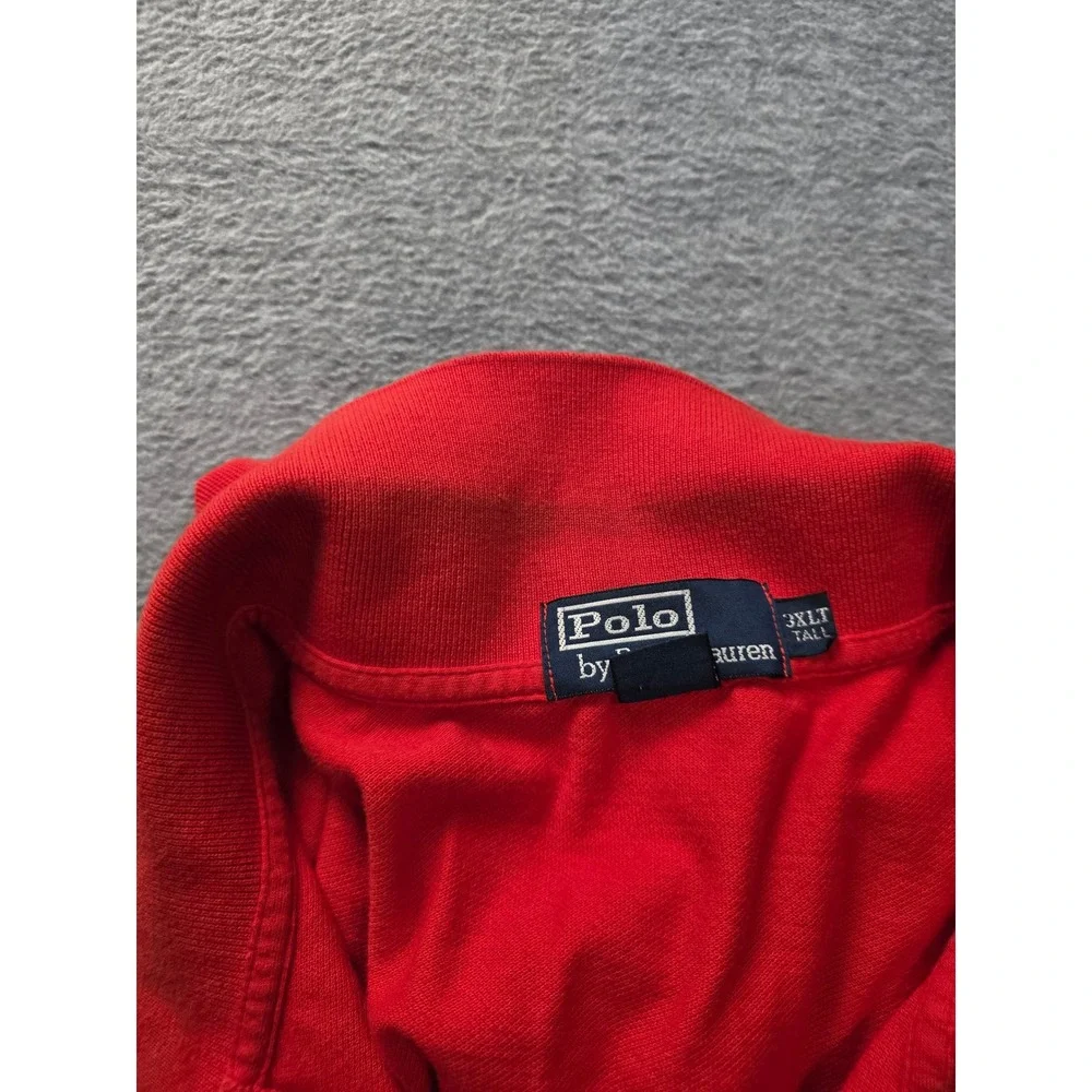 Polo‎ Ralph Lauren Men's Red Short Sleeve Cotton Polo Shirt 3XLT Tall